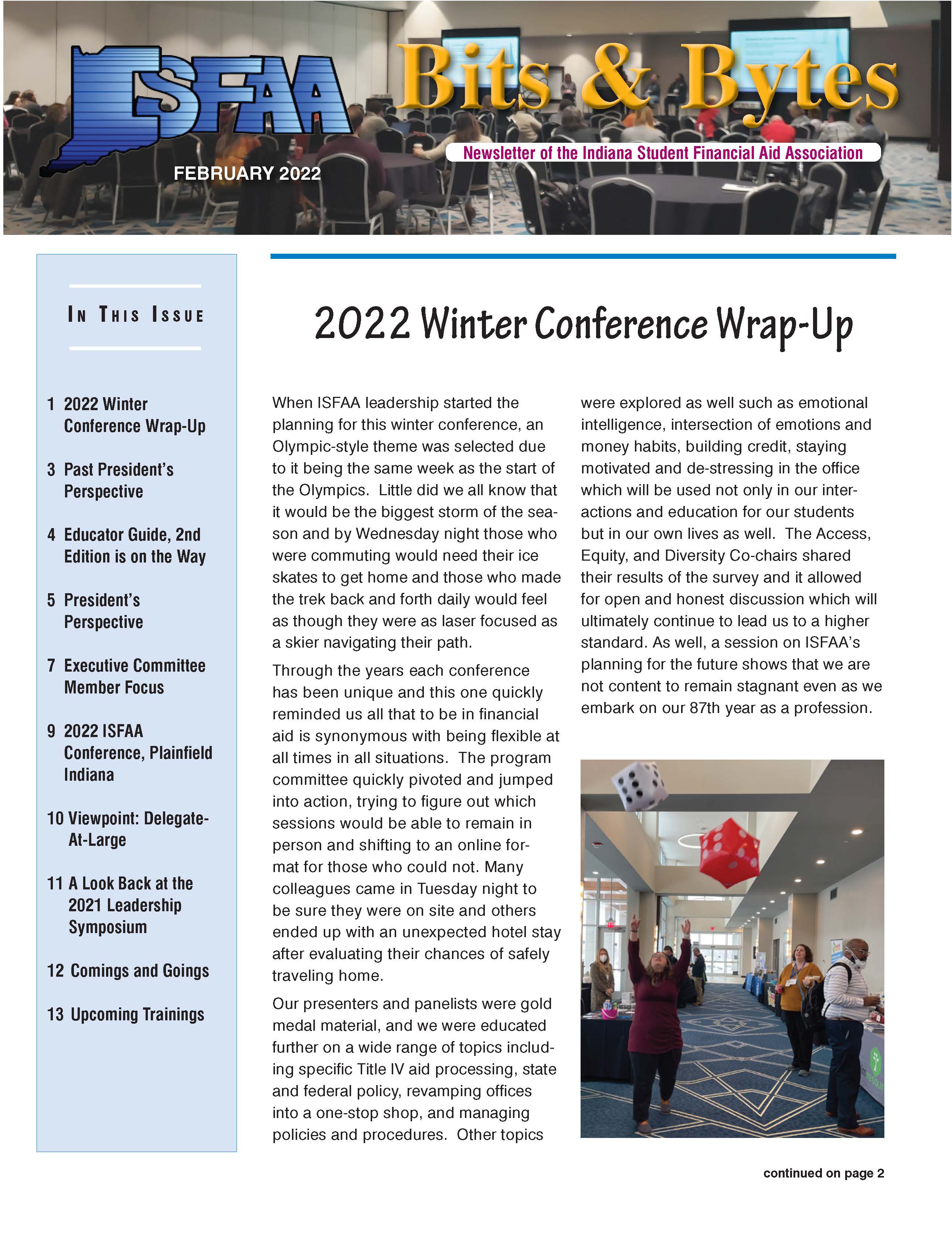 February 2022 - ISFAA Newsletter