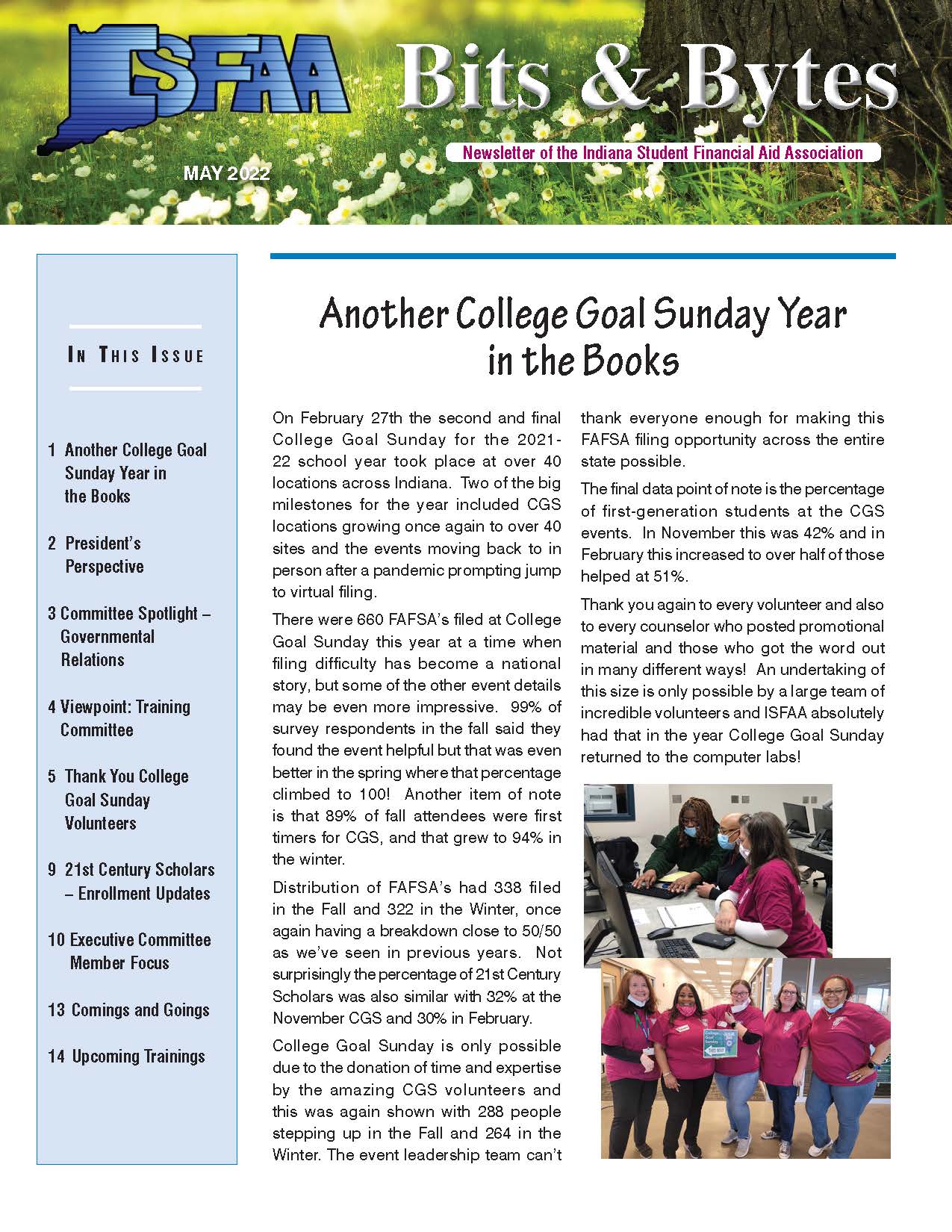 May 2022 - ISFAA Newsletter